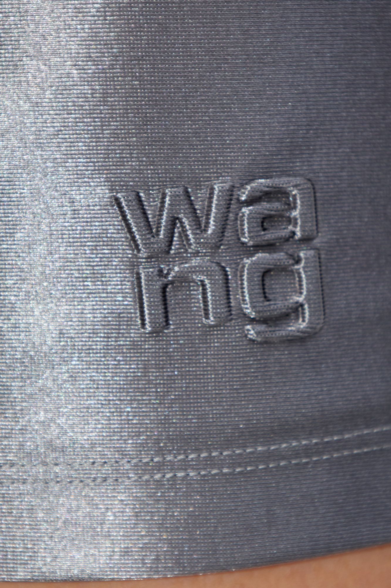 【送料&関税込】T by Alexander Wang Melange Light Grey Cotto Silver Skirt with shorts T by Alexander Wang - Vitkac France